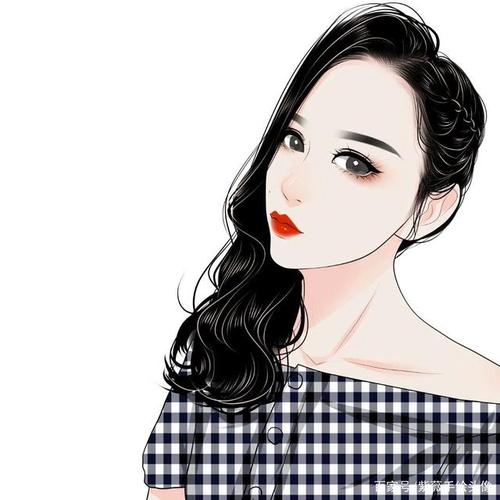 好看的女生手绘微信头像,从头像开始,做美美的自己