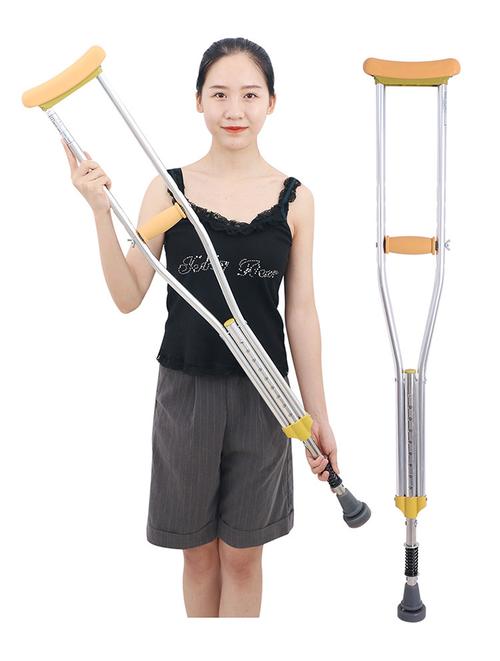 单升不锈钢拐杖腋下拐杖残疾人拐杖老年人不锈钢双拐腋下拐手杖