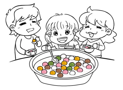 微漫画官方元宵节段子插图