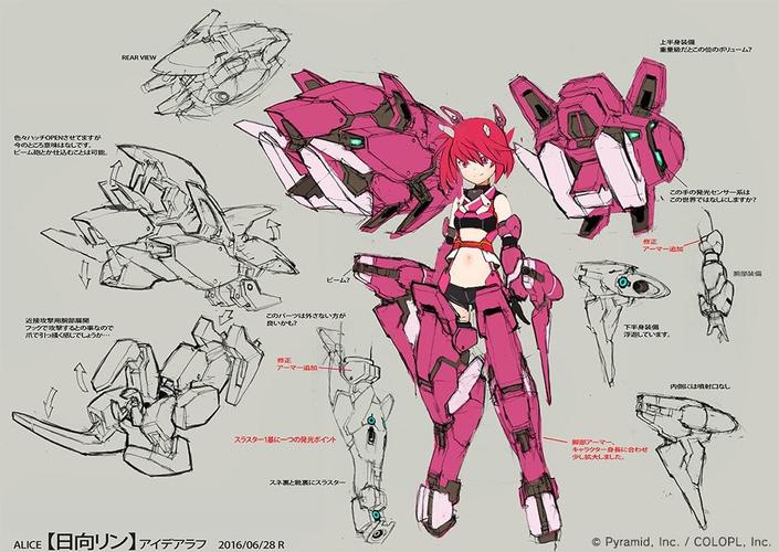 alicegearaegis全角色人设与机设一览 角色图鉴大全(5