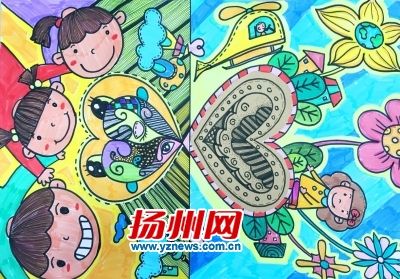 儿童简笔画眼中的世界