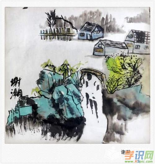 国画山水画的绘画图片欣赏