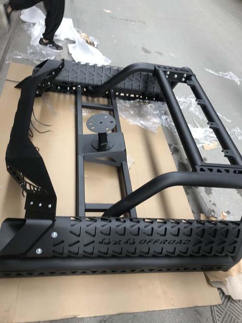 适用猛禽f150坦途公羊皮卡后斗龙门架备胎架防滚架货架