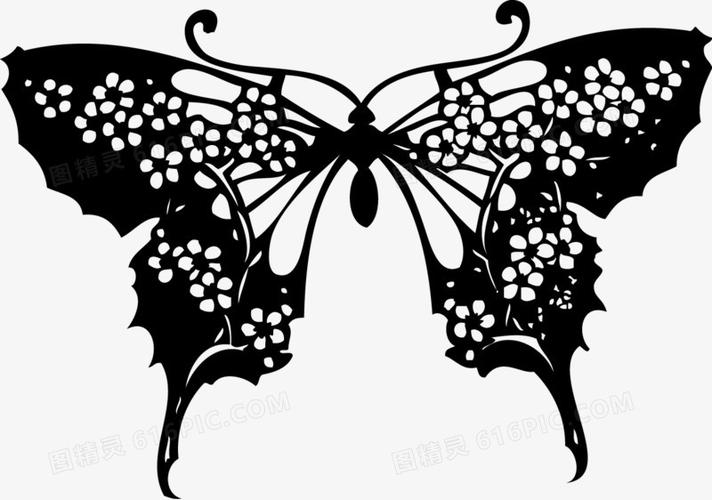 蝴蝶抽象矢量素材