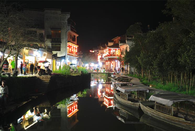 李坑夜景