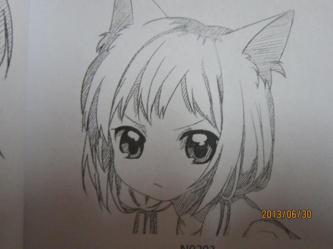 求动漫女孩 萌一点的