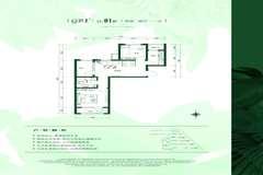 大连中车花溪镇二期户型图-房型图-平面图-吉屋网