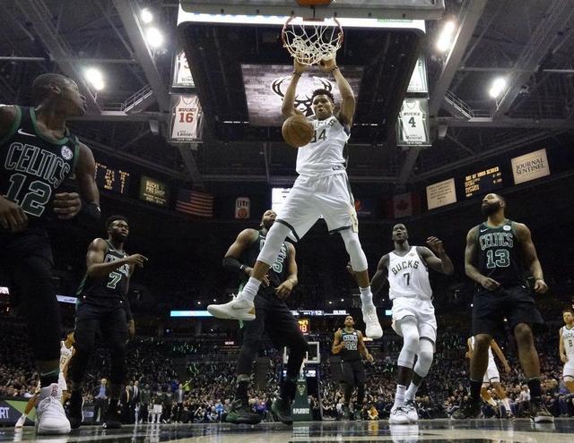 字母哥准绝杀补篮 雄鹿主场扳平战局