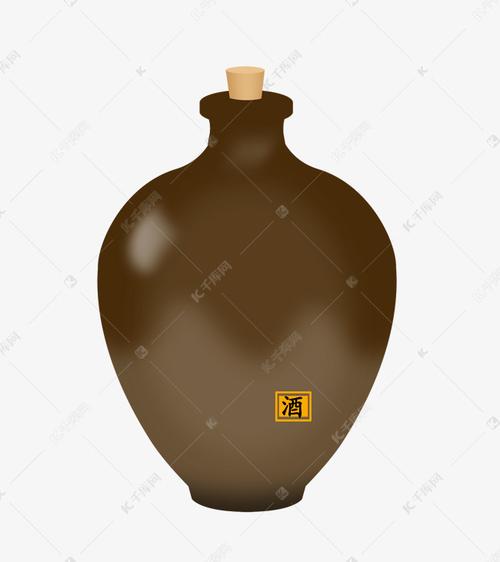 手绘密封酒坛子