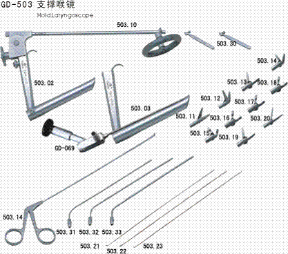 支撑喉镜