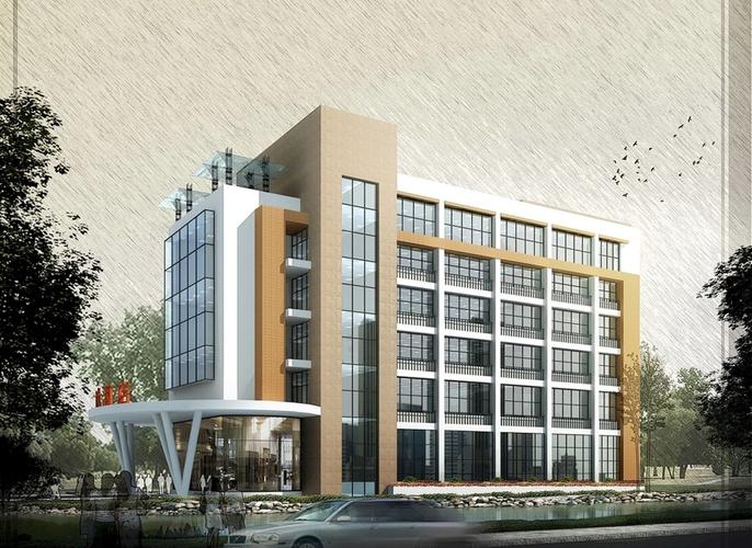 酒店建筑外观设计案例效果图