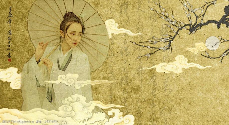 关键词:复古工笔画 工笔画 复古 祥云 psd 免抠 分层 共享 设计 动漫