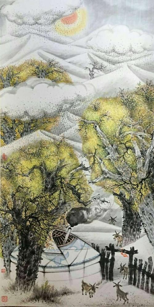 当代著名画家博●豪必斯作品欣赏|内蒙古|宁夏|蒙古族_新浪网