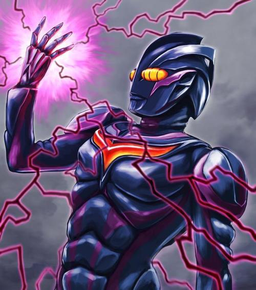 "奥特曼系列"中的黑暗魔神"黑暗扎基"的不同风格插画!