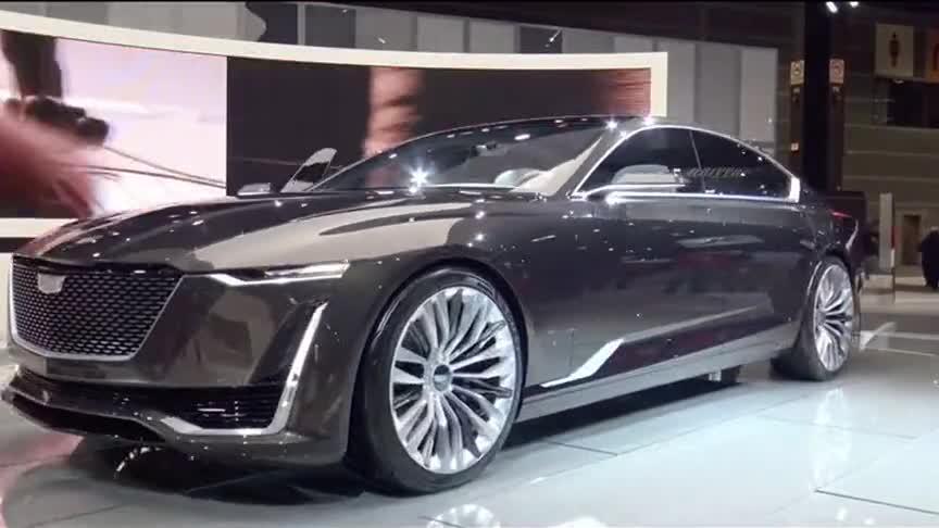 凯迪拉克ct8来了气场不输奔驰s级这样帅气的车你喜欢吗