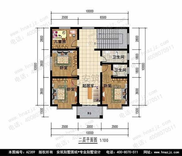 农村10*10二层小别墅设计图