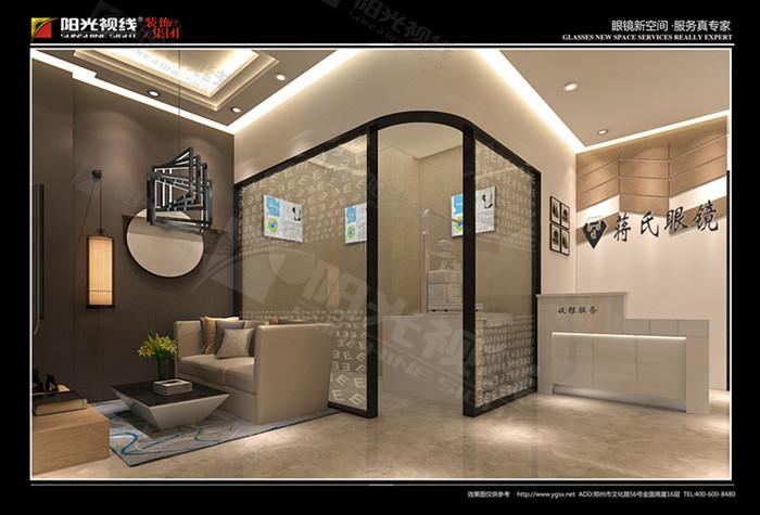 眼镜装修图片大全,眼镜店设计中形象墙的重要性
