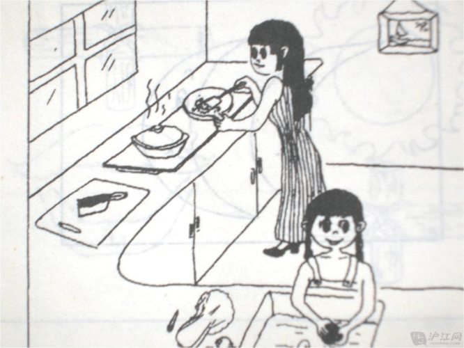 帮妈妈做饭