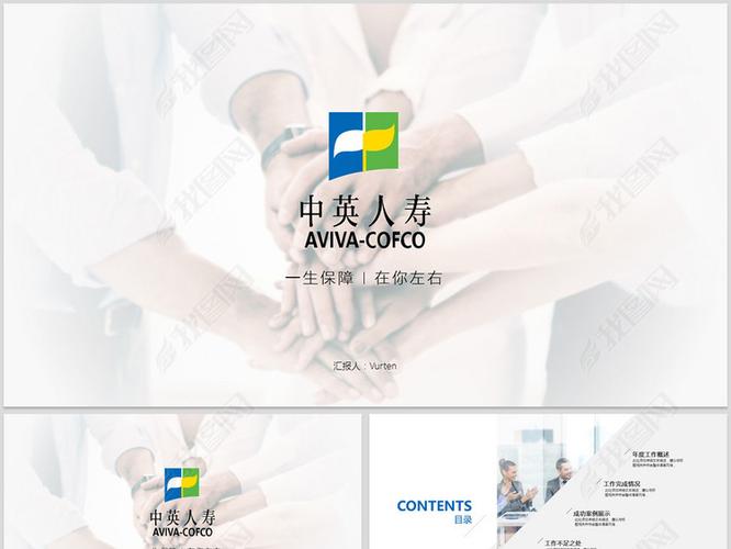 中英人寿保险公司年终工作总结计划ppt