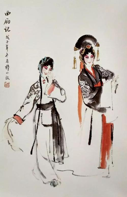 穆小玫京剧戏国画