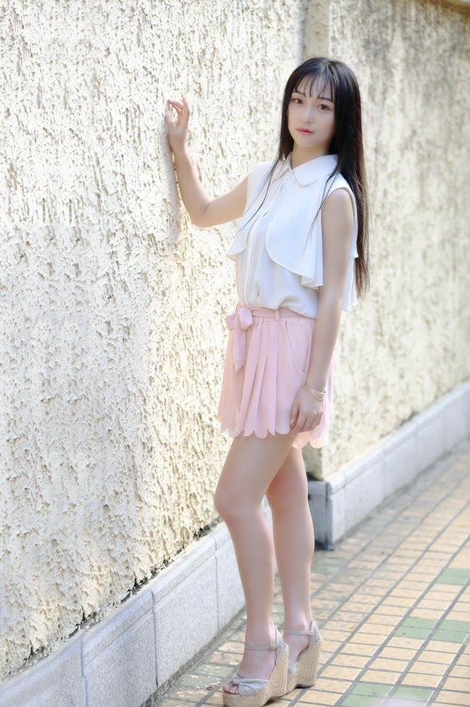 偶遇那一个长发飘逸的清秀美丽姑娘