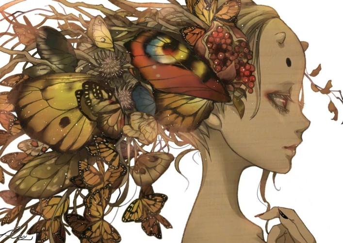 插画师 | 他的题材诡异,画风唯美,日式插画中极具个人