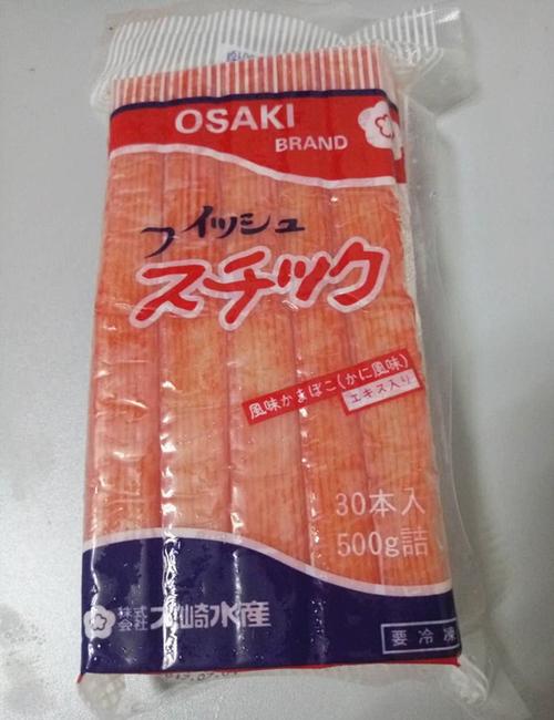 大崎蟹柳   【商品品牌】:融丰   【商品规格】:500克   【商品包装】