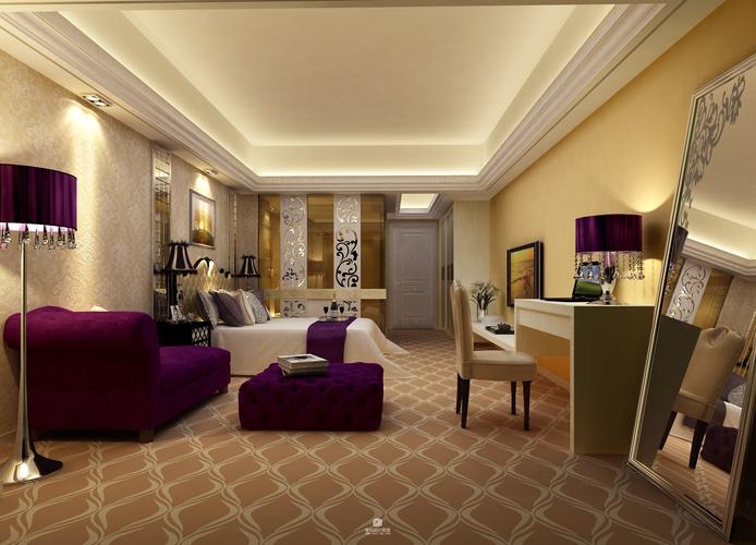 114号作品君然温泉酒店客房设计大赛简欧风格设计