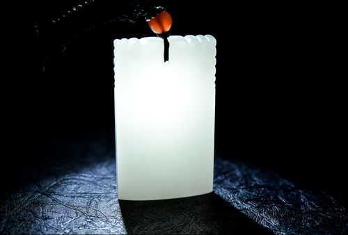 【高密老料过灯羊脂玉】一级白无暇羊脂玉和田玉无事牌挂件58克