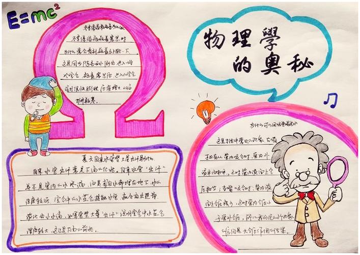 物理学的奥秘手抄报版式 走进物理学