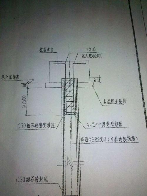 关于基础承台插筋(也就是管桩的钢筋)
