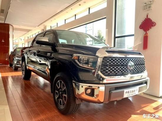 平行进口丰田坦途展厅现车全国可上牌价格优惠多少