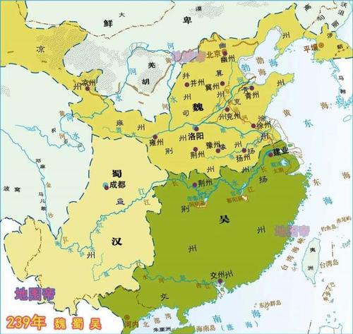 地图上的三国一口气看完15幅地图