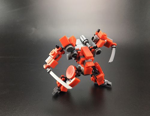 11月新品【 斗士小队】兼容乐高积木迷你机甲 鸟叔原创moc积木