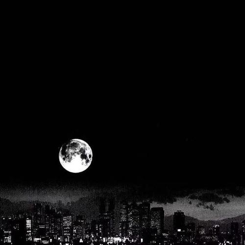 配图| 微信朋友圈背景图_月亮