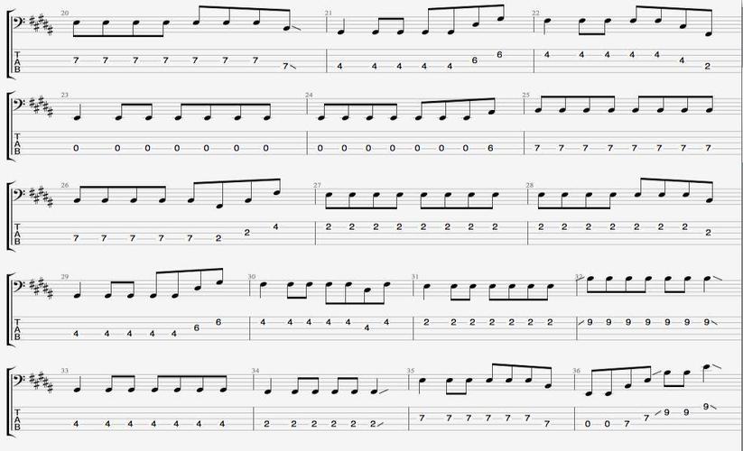 前前前世《你的名字》bass吉他谱(图片谱,贝斯)_radwimps(rad / ラッ