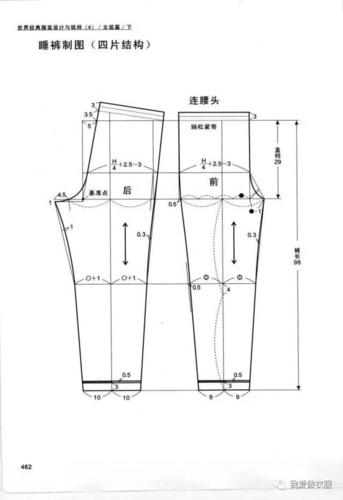 女装之--家居服睡衣裁剪图