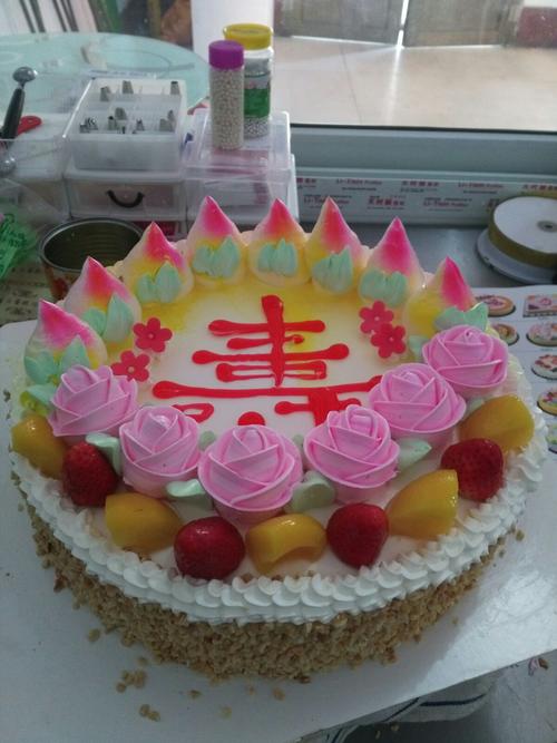 过寿蛋糕图片
