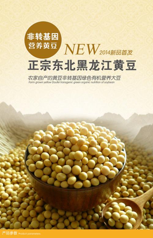 东北黑龙江新黄豆农家大豆非转基因绿色有机豆浆专用营养黄豆包邮