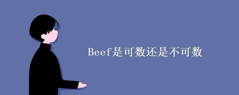 beef是可数还是不可数