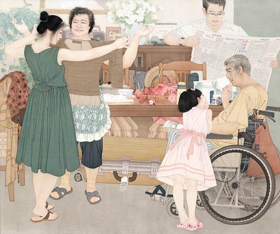 历届全国美展中国画(金奖)作品欣赏 - 拂晓宁静 - 拂晓宁静的个人主页