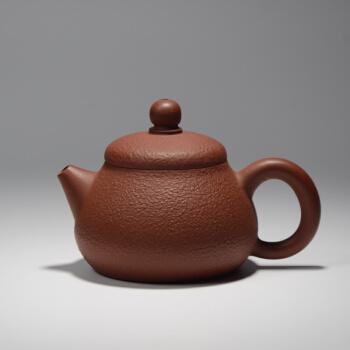 潮州手拉壶 潮州手拉壶迷你林南幽紫砂茶壶店专用泡茶器朱泥单纯手工