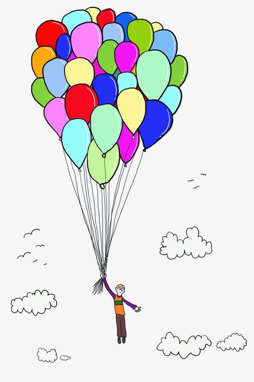 关键词 : 卡通手绘,五彩气球,飞翔,梦想