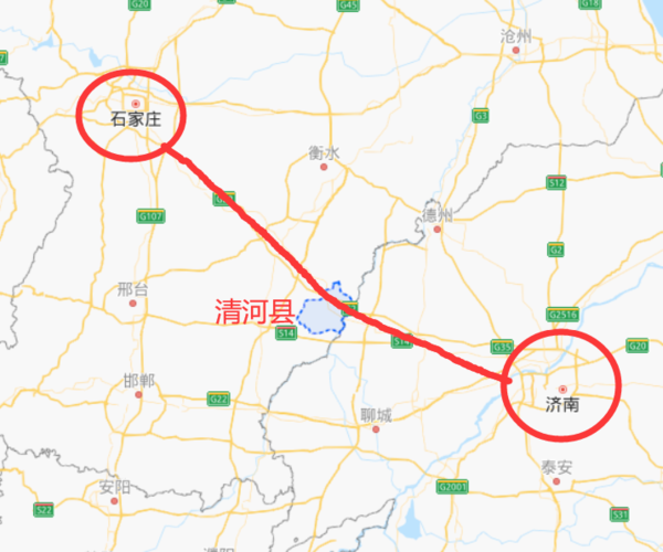 清河县位于河北省和山东省二省的交界处,处在石家庄和济南两城市的