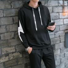 拓荒者 2019年春秋装休闲运动棒球服套装男卫衣卫裤两件套男装 8383