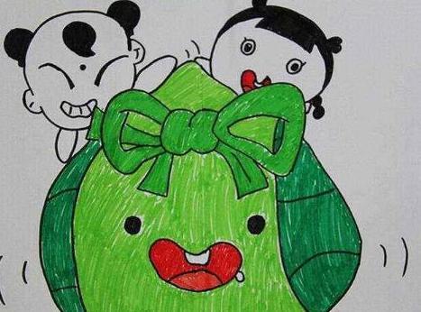 关于端午节的儿童画图片大全