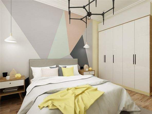 卧室怎么装?先从床头背景墙开始,简单又有创意!