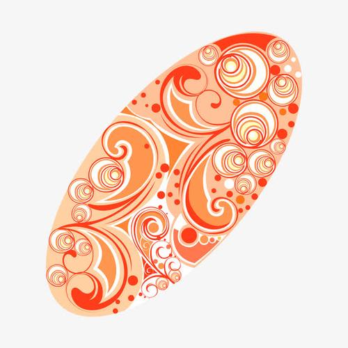 椭圆形创意图案