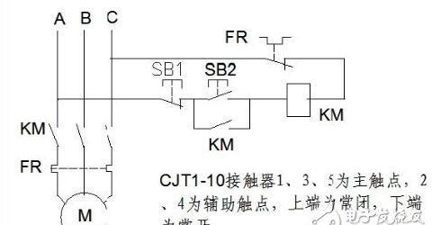 器常开触点发电机自动启停电路图(一)发电机自动启停电路图启动按钮