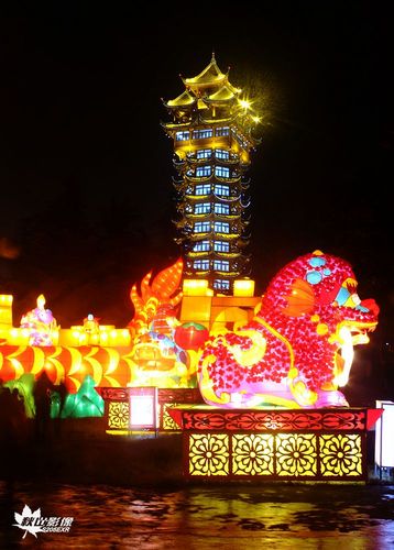 【塔子山灯会昨晚亮灯】-成都论坛-zol中关村在线